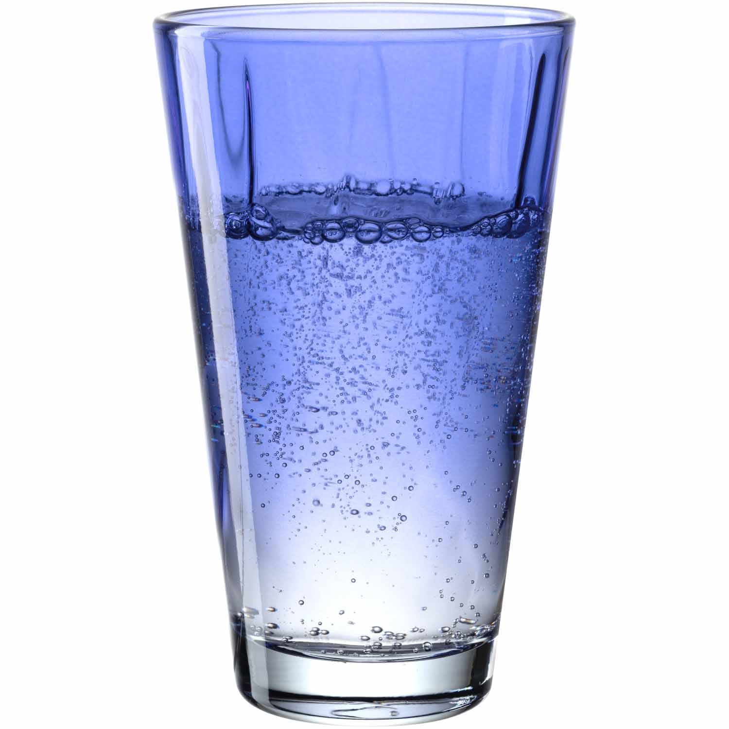 Trinkglas TWIST 300 ml blau 4er-Set