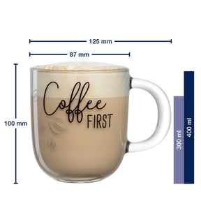 Tasse UFFICIO 400 ml 'Coffee FIRST'