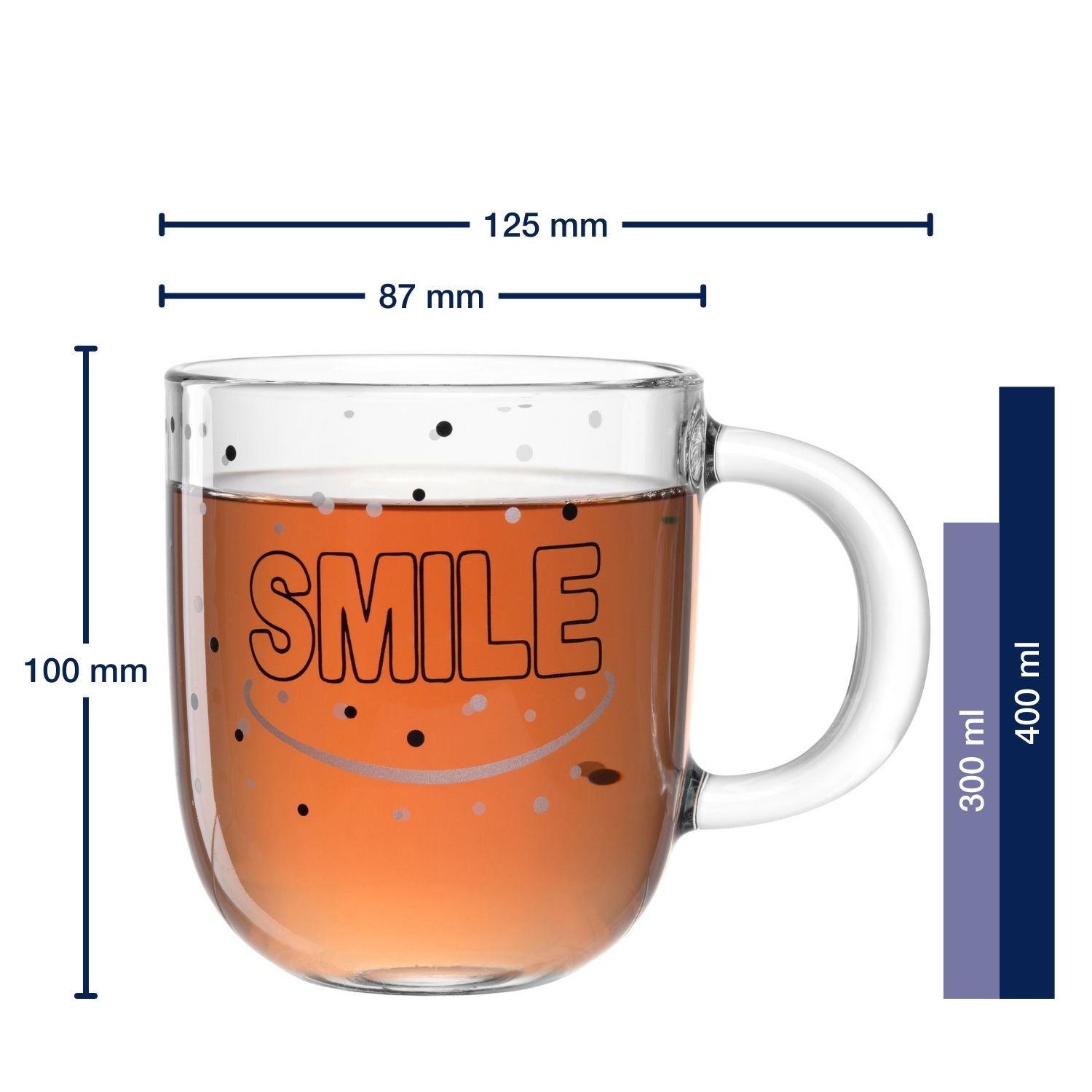 Tasse UFFICIO 400 ml 'SMILE'