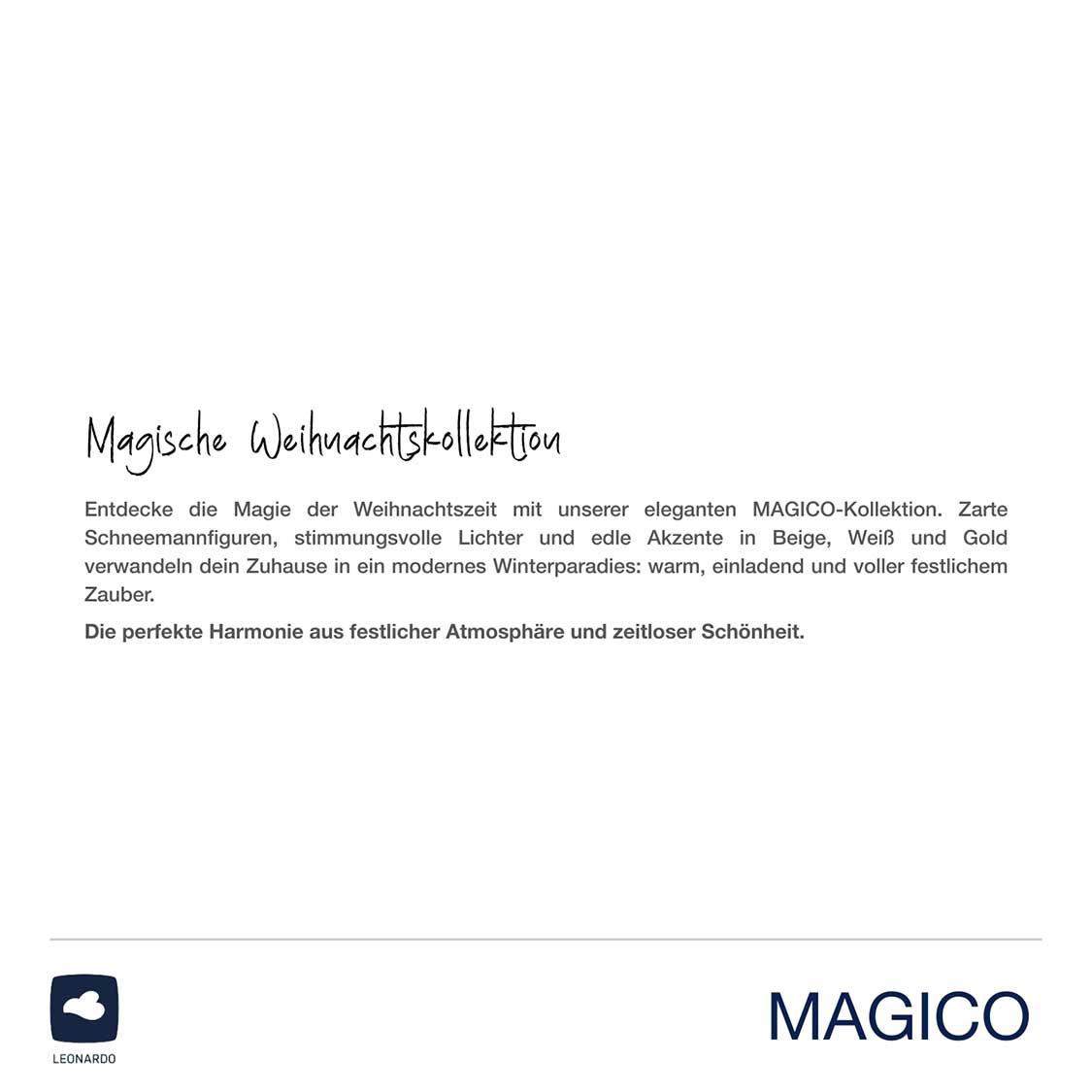 LED Haus 22 cm amber MAGICO