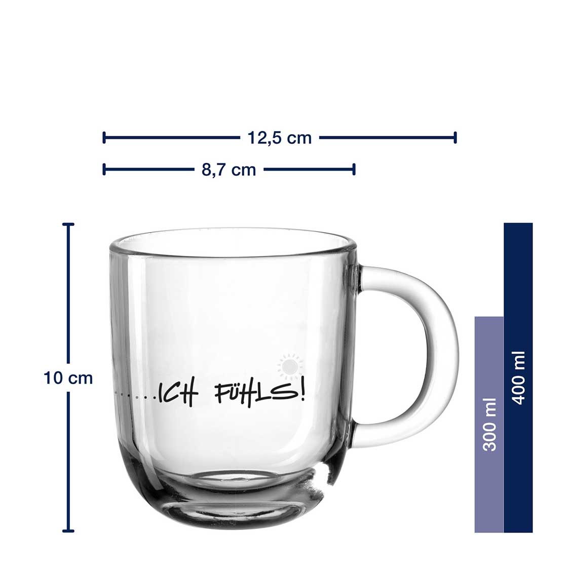 Tasse EMOZIONE 400 ml ‚…ich fühls!‘