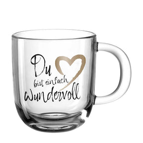 Tasse EMOZIONE 400 ml ‚Du bist einfach wundervoll‘