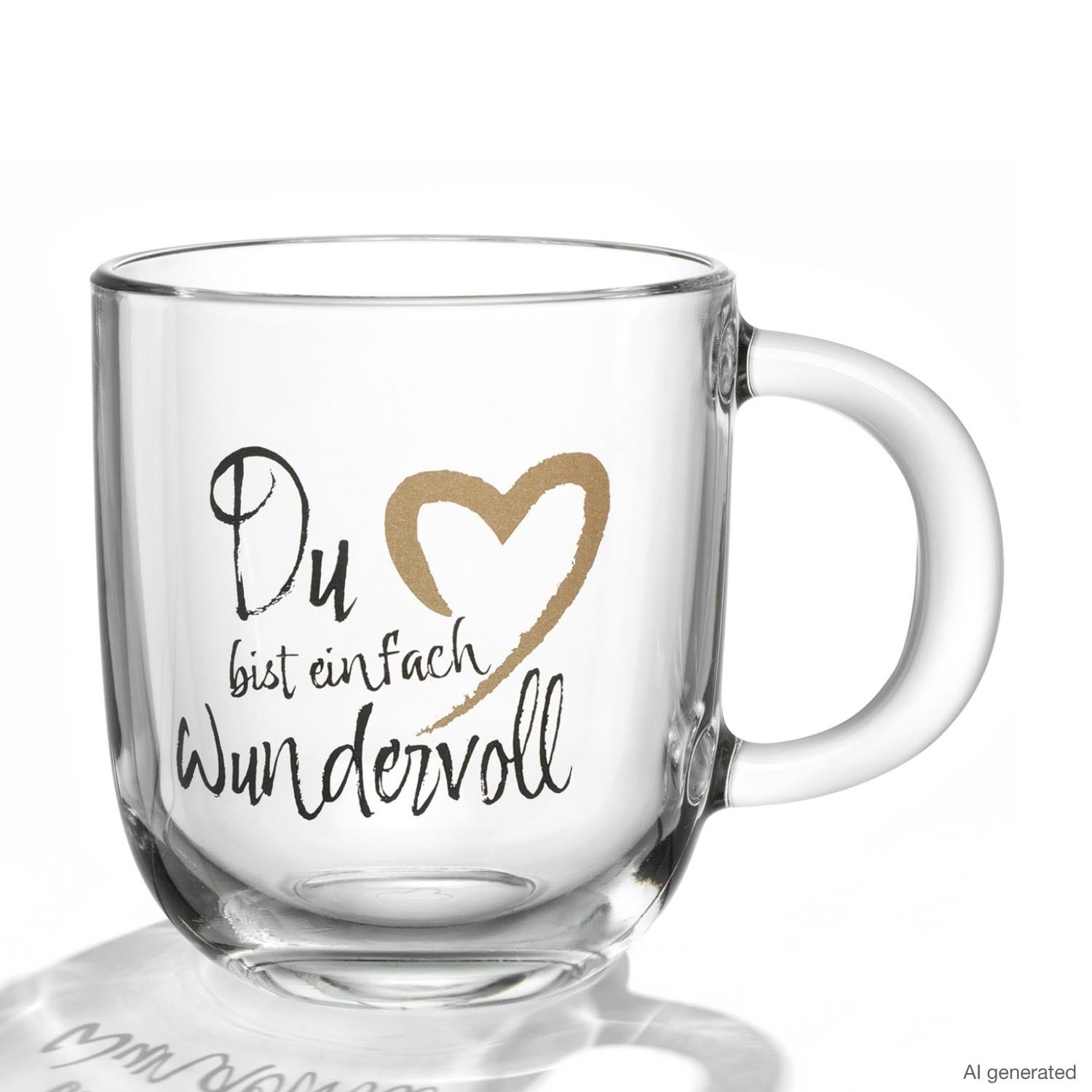 Tasse EMOZIONE 400 ml ‚Du bist einfach wundervoll‘