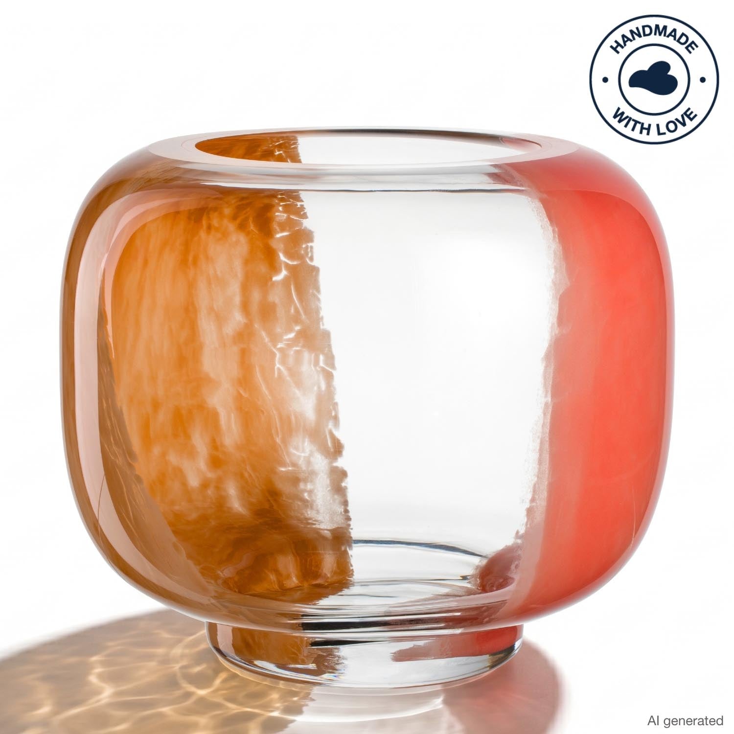 Vase CIPRIA DUE 26 cm apricot/lachs