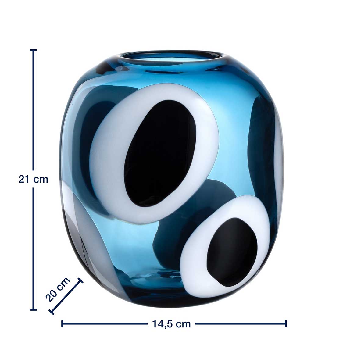 Vase OCCHI BLU 21 cm