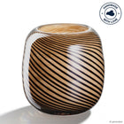 Vase FILO COLORI 16 cm braun