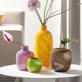 Vase FILO COLORI 16 cm braun