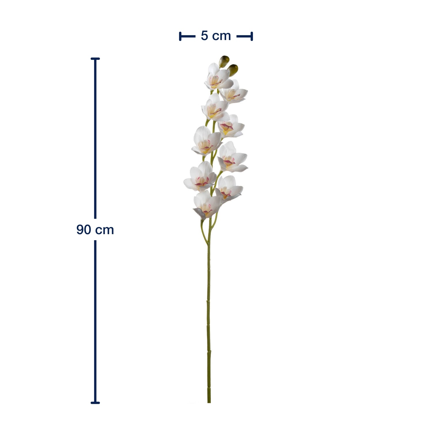 Orchidee FIORE 90 cm weiß