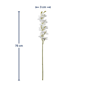 Orchidee FIORE 76 cm weiß