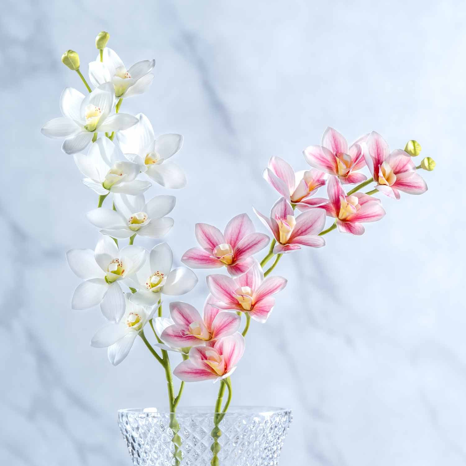 Orchidee FIORE 76 cm weiß