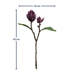 Artischocke FIORE 43 cm lila