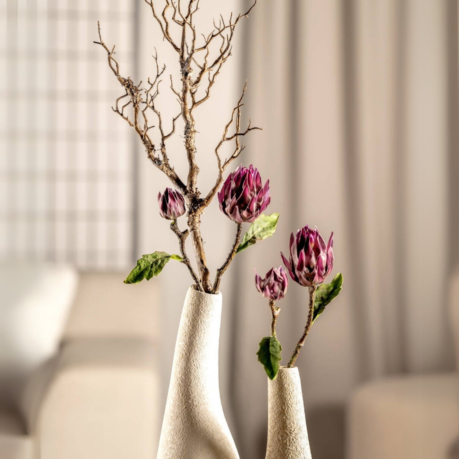 Artischocke FIORE 43 cm lila