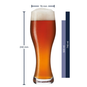 Weizenbierglas TAVERNA 500 ml 2er-Set