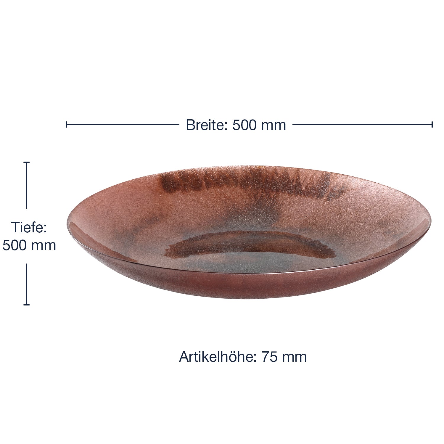 Schale POESIA 50 cm rosé