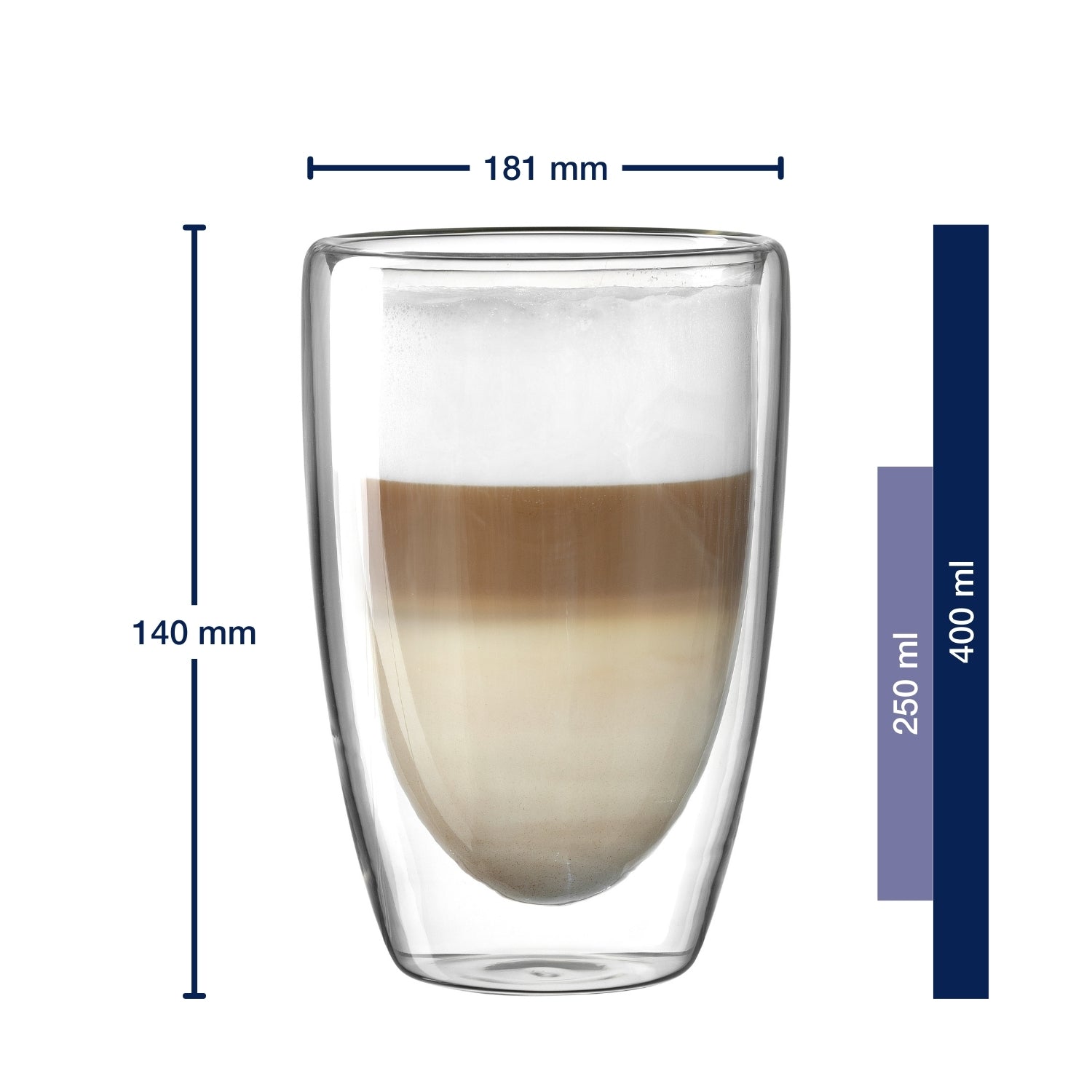 Doppelwandbecher DUO 400 ml 2er-Set