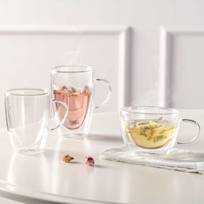 Doppelwandtasse DUO 400 ml 4er-Set