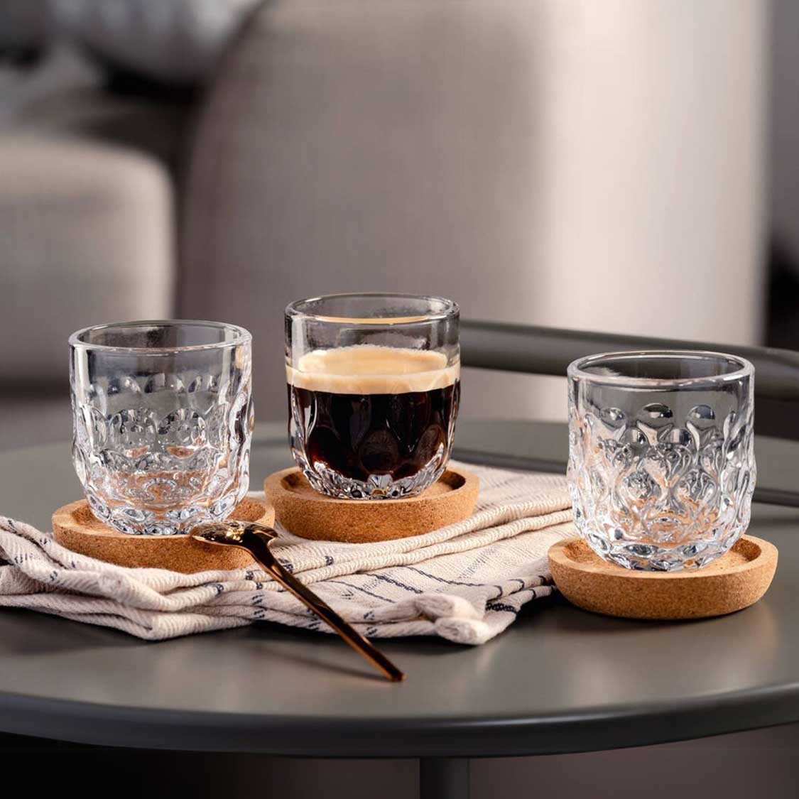 Espressoglas GOCCE 60ml 3. Variante 2er-Set