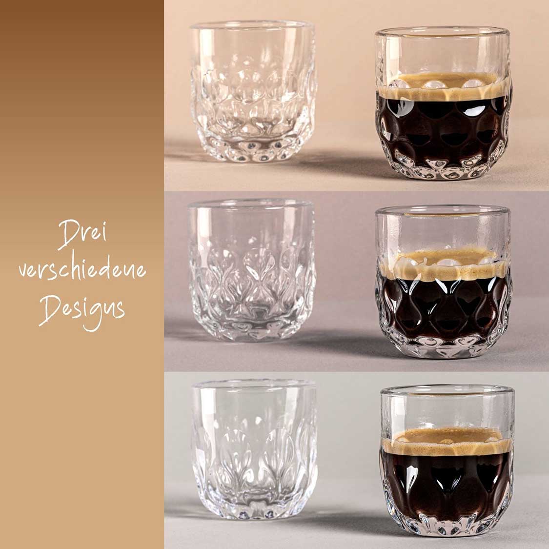 Espressoset GOCCE 6-teilig