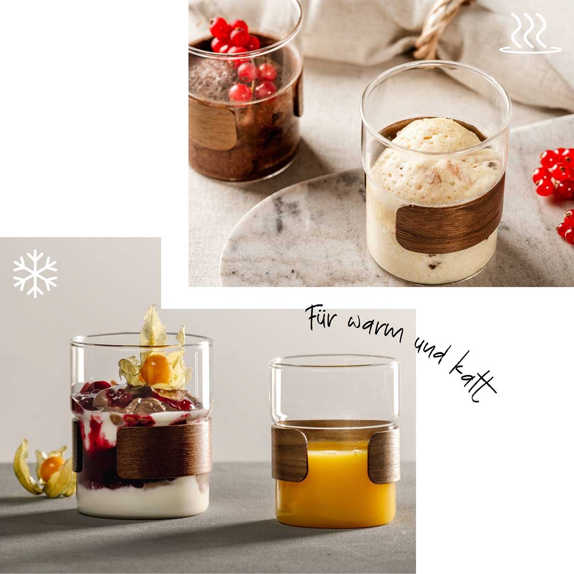 Becher NOVO LEGNO 320 ml 2er Set