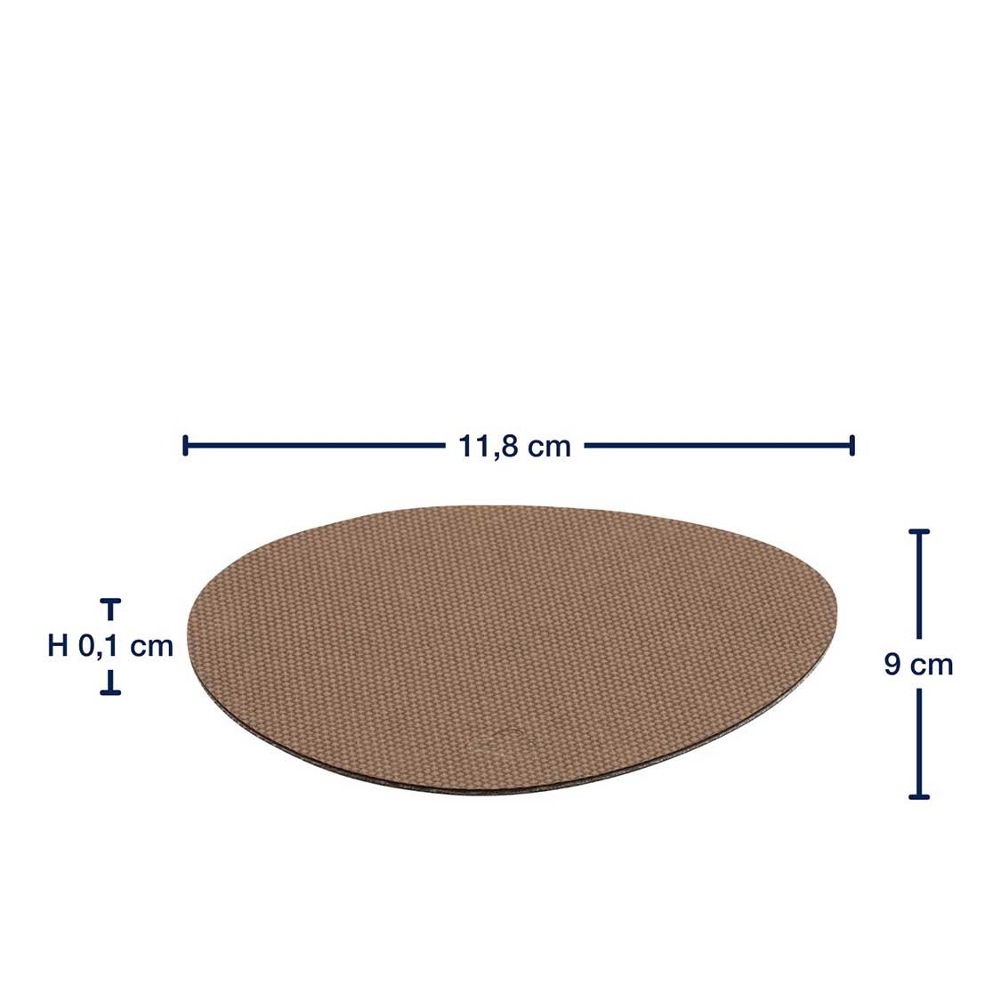 Untersetzer GOCCE braun/beige 4er-Set