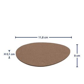Untersetzer GOCCE braun/beige 4er-Set