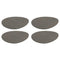Untersetzer GOCCE grau 4er-Set