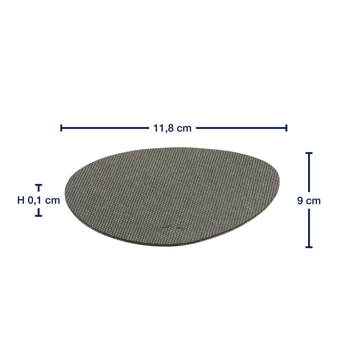 Untersetzer GOCCE grau 4er-Set