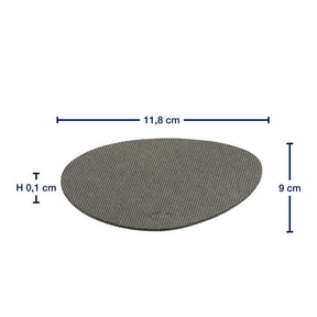 Untersetzer GOCCE grau 4er-Set