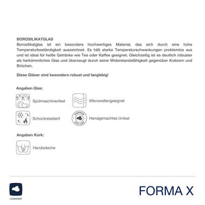Dose FORMA X 22 cm grau