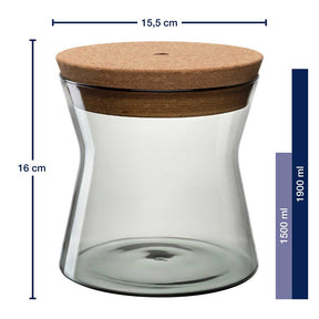 Dose FORMA X 16 cm grau