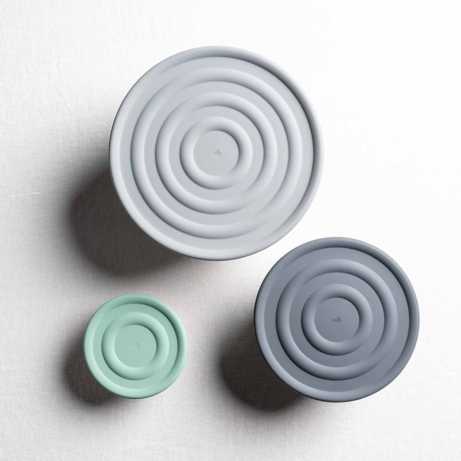 Silikondeckel CUCINA 28 cm grau