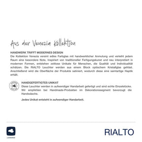 Leuchter RIALTO 33 cm satiniert
