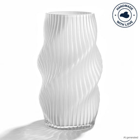 Vase VERDI 30 cm weiß