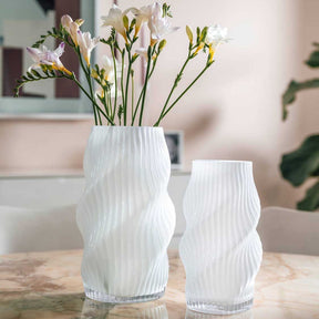 Vase VERDI 30 cm weiß