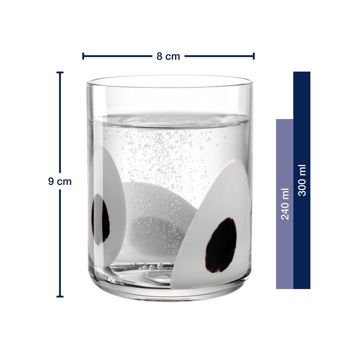 Trinkglas BANDA NERA 300ml 2er-Set