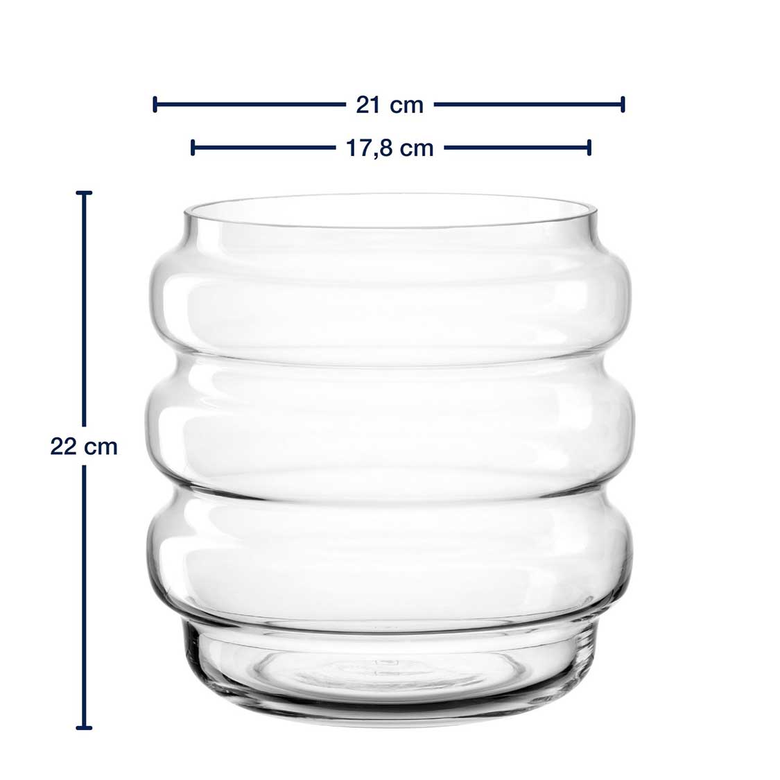 Windlicht SOLE 22 cm