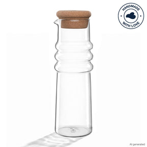 Karaffe SOLE 0,9 l mit Korkstopfen