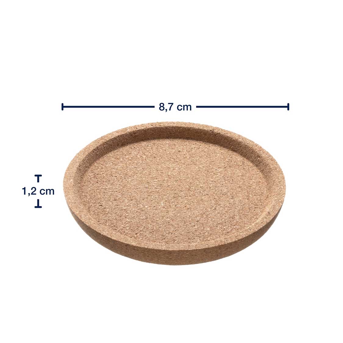 Korkuntersetzer GOCCE 9 cm 4er-Set