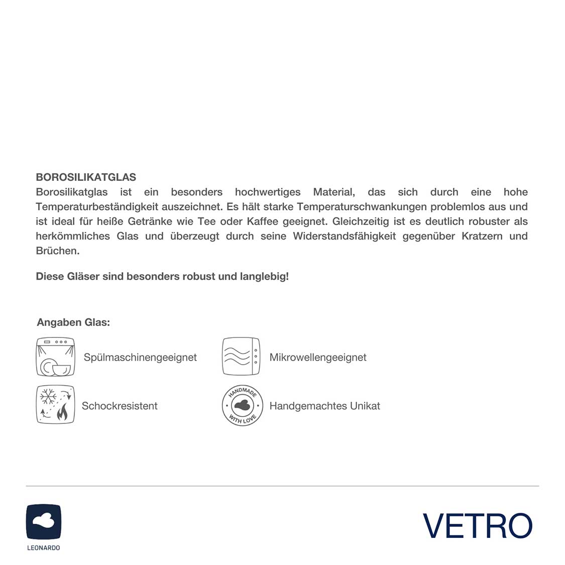 Schale VETRO 9 cm 2er-Set