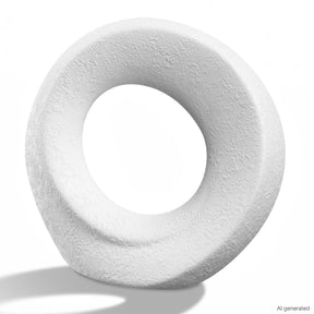 Keramikobjekt OGGETTO 17 cm weiß