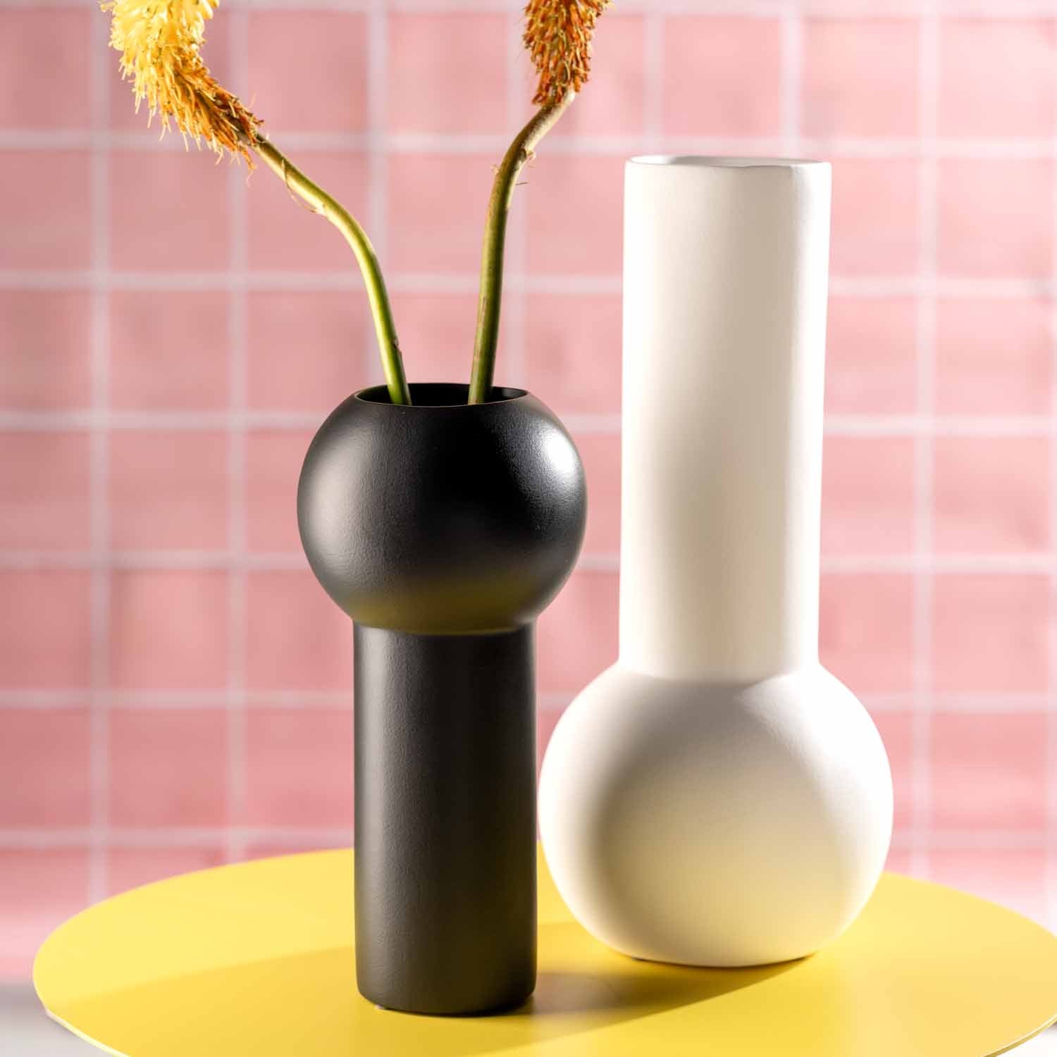 Keramikvase BRERA 42 cm weiß