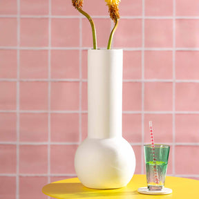Keramikvase BRERA 42 cm weiß