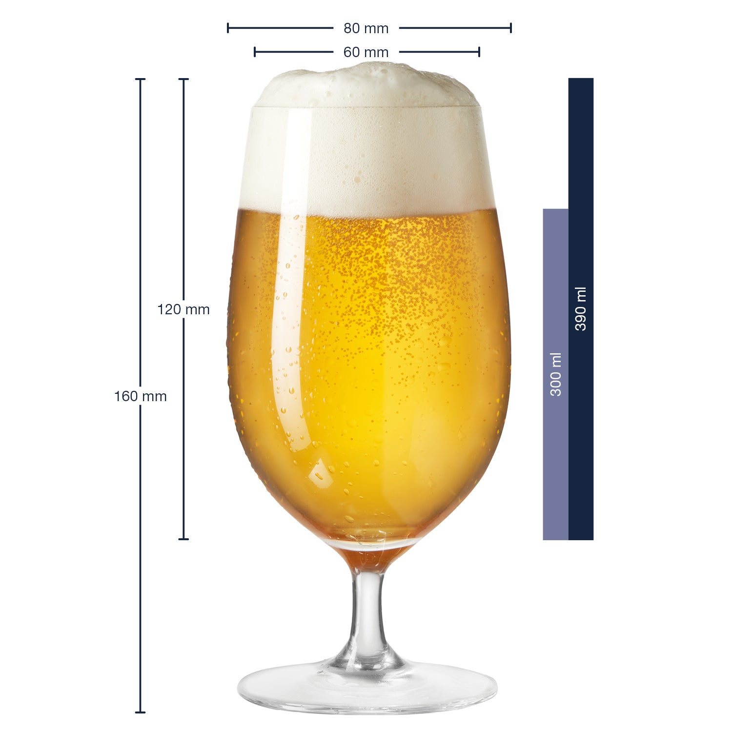 Bierglas CIAO+ 390 ml 6er-Set