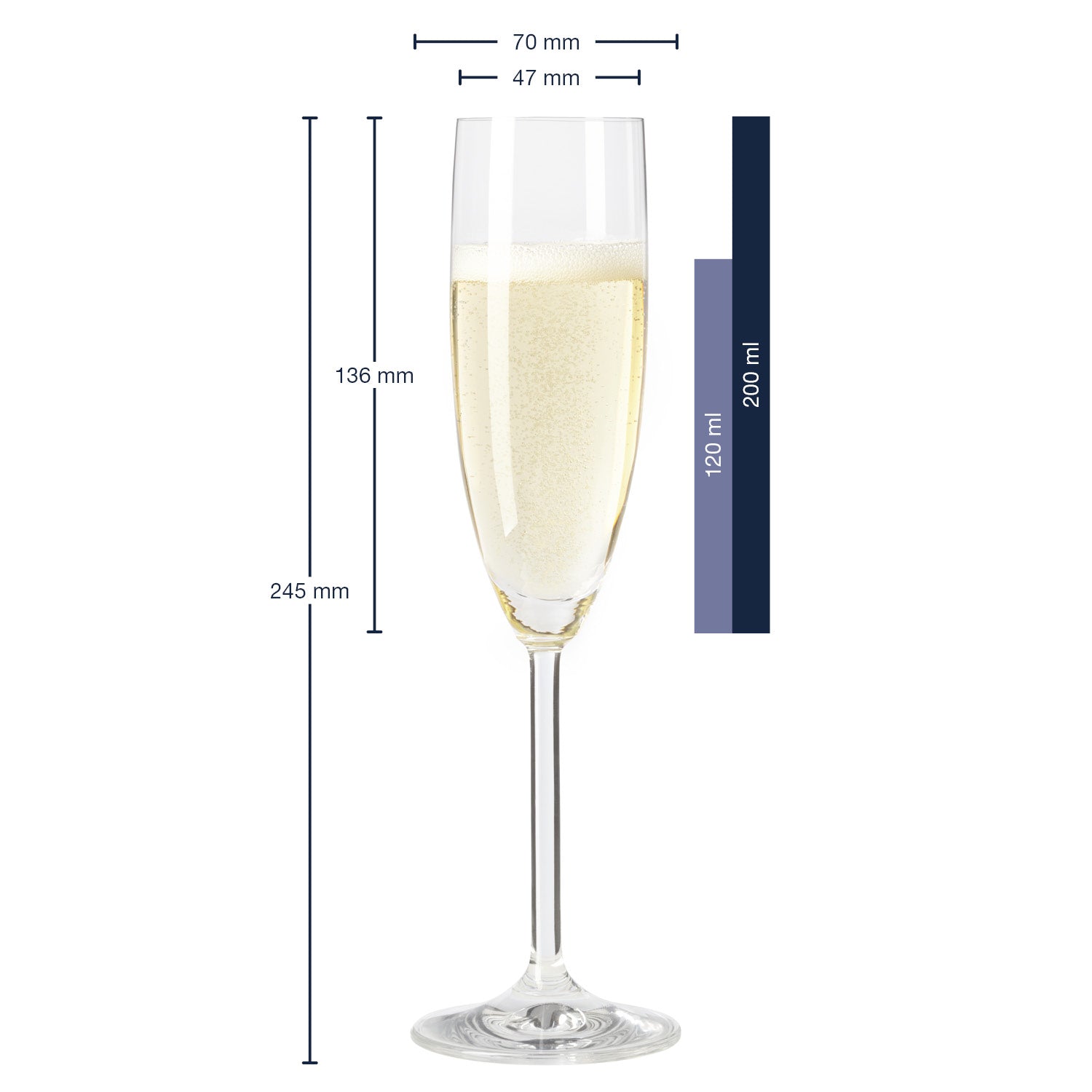 Sektglas DAILY 200 ml 6er-Set