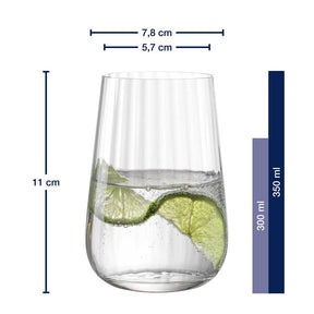 Trinkglas PAOLO 350 ml 4er-Set