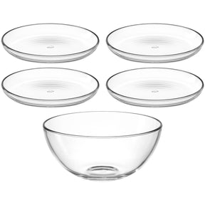 Set Schale/Teller CUCINA 5-teilig