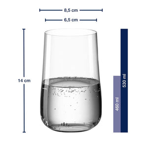 Trinkglas BRUNELLI 530 ml 6er-Set