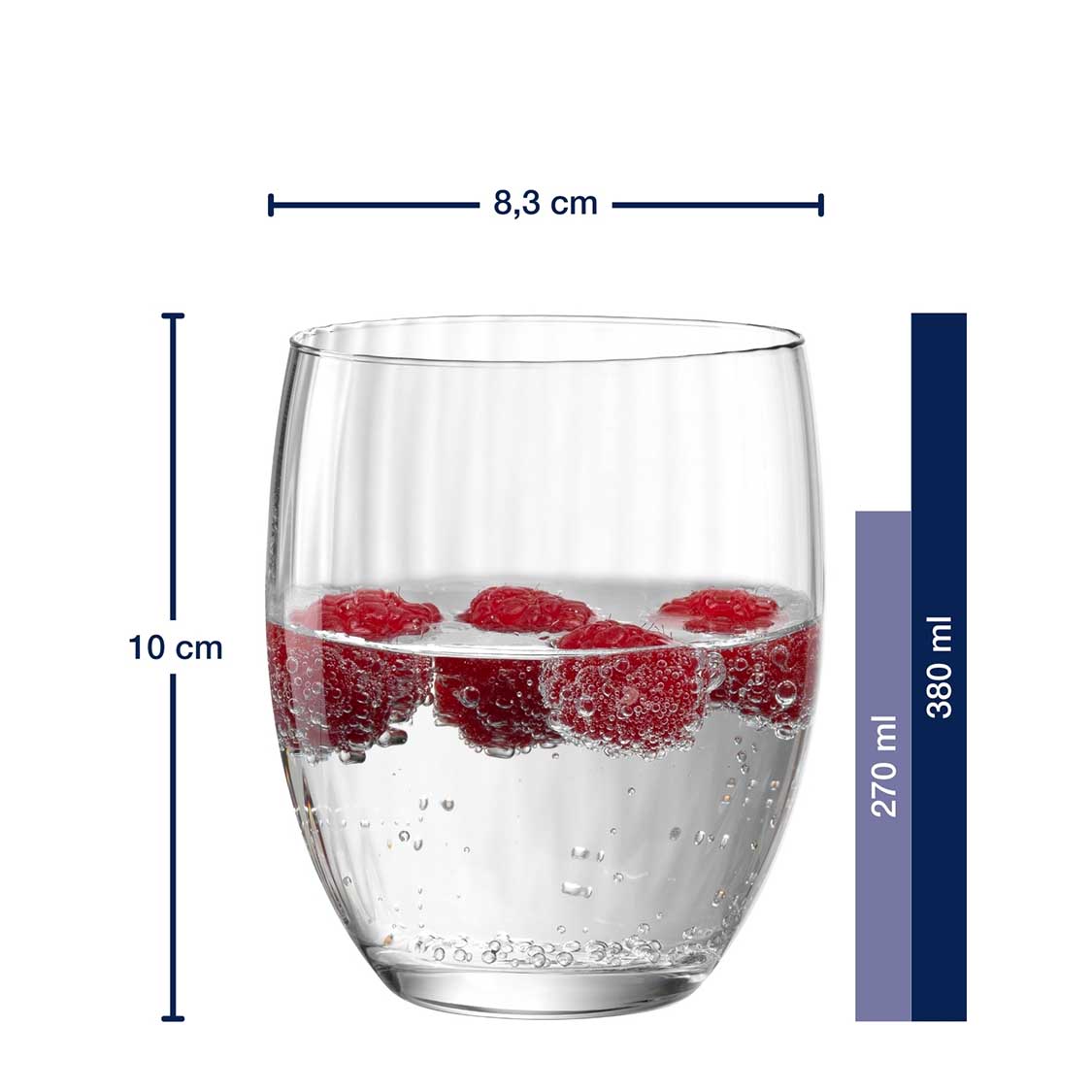 Trinkglas POESIA 380 ml 6er-Set