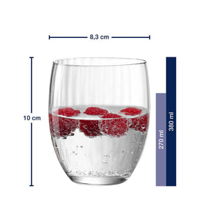 Trinkglas POESIA 380 ml 6er-Set