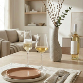 PUCCINI Sektglas 280 ml & Weißweinglas 560 ml 12er-Set